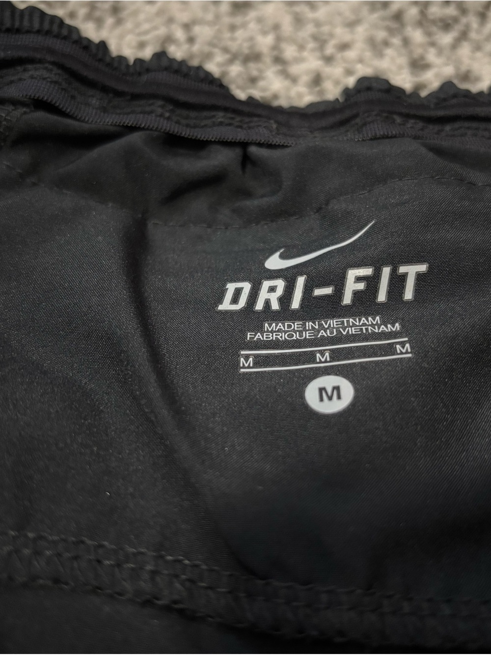 Nike Black Women's Dri-FIT Athletic Shorts - Picture 3 of 5